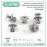 Grey Door Panel Trim Clips Fixings Plastic Screw Fit Rivet Fastener Fits VW – PL-2176B