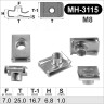 Screw Ø 7 mm – MH-3115