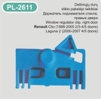 Window regulator clip for Renault – PL-2611