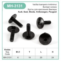 Screw Ø 6 mm for Audi, Peugeot, Seat and more – MH-3131