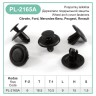 6mm Hole Black Plastic Trim Clips Bumpers Grille Wing Liner Splashguars Arch – PL-2165A