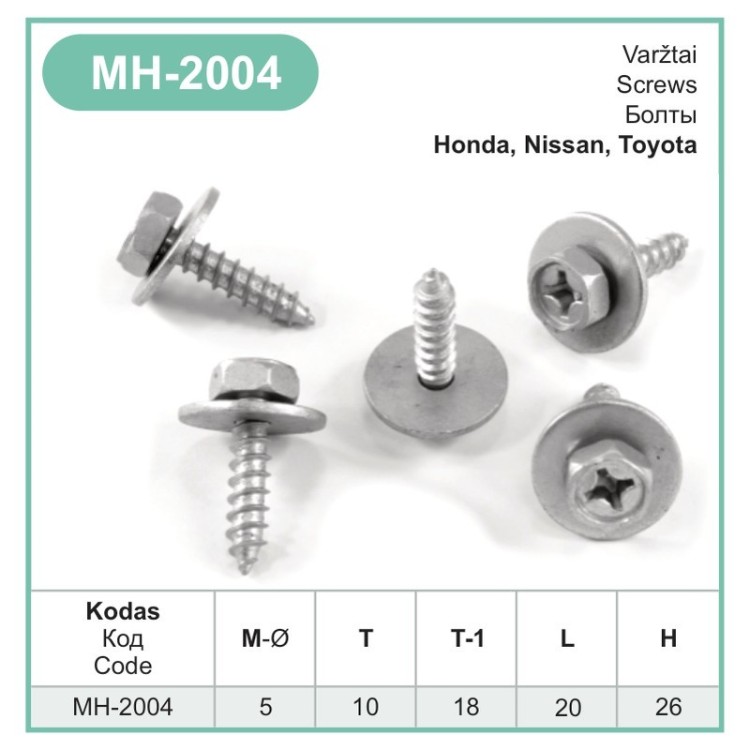 Screw Ø 5.1 mm – MH-2004