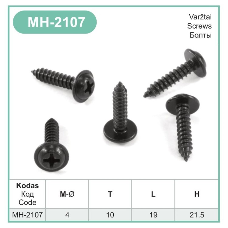 Screw Ø 4.2 mm – MH-2107 Screw Ø 4.2 mm – MH-2107