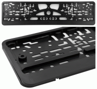 Black Number Plate Surrounds Holder Licence Plate Frame Car 12x RUBBER BUFFER – R3-30001