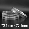 Aluminium Spigot Rings / 73.1mm - 70.1mm – CR-8165
