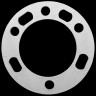 Universal Aluminium Wheel Spacers Shims 6mm 5 Or 6 Stud Pattern Adaptor – RK-0603