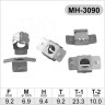 Metal speed nut clip Ø 9.2 mm for Citroen, Fiat – MH-3090