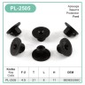 Plastic Nuts Unthreaded Engine Wheel Arch Cover Undertray Splashguards clips – PL-2505 Plastic Nuts Unthreaded Engine Wheel Arch Cover Undertray Splashguards clips – PL-2505