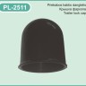 50mm Black Tow Ball bar Cap Cover Towing Car Caravan Trailer Towball hitch x3 – PL-2511
