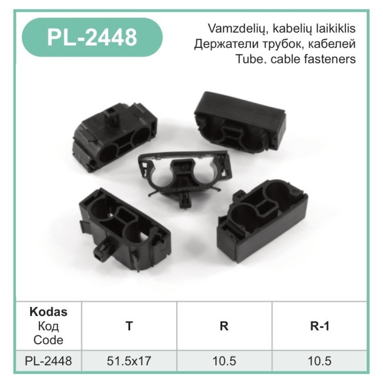 Cable & pipe clip for Joylong – PL-2448