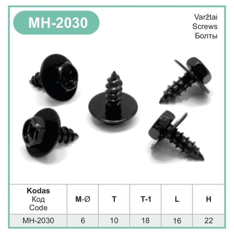 Screw Ø 6 mm – MH-2030