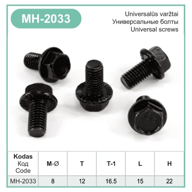 Screw Ø 8 mm – MH-2033