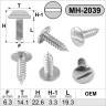 Screw Ø 6.3 mm – MH-2039