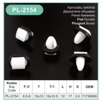 Exterior Side Moulding Rub Bumpstrip Lower Door Trim Clips for Fiat Peugeot – PL-2154