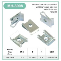 Screw Ø 3.1 mm for Renault – MH-3008