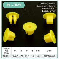 Yellow Splash Shield Lower Moulding Screw Grommets 9018906066 – PL-7021