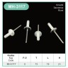 Plastic push rivet Ø 5 mm – MH-3117