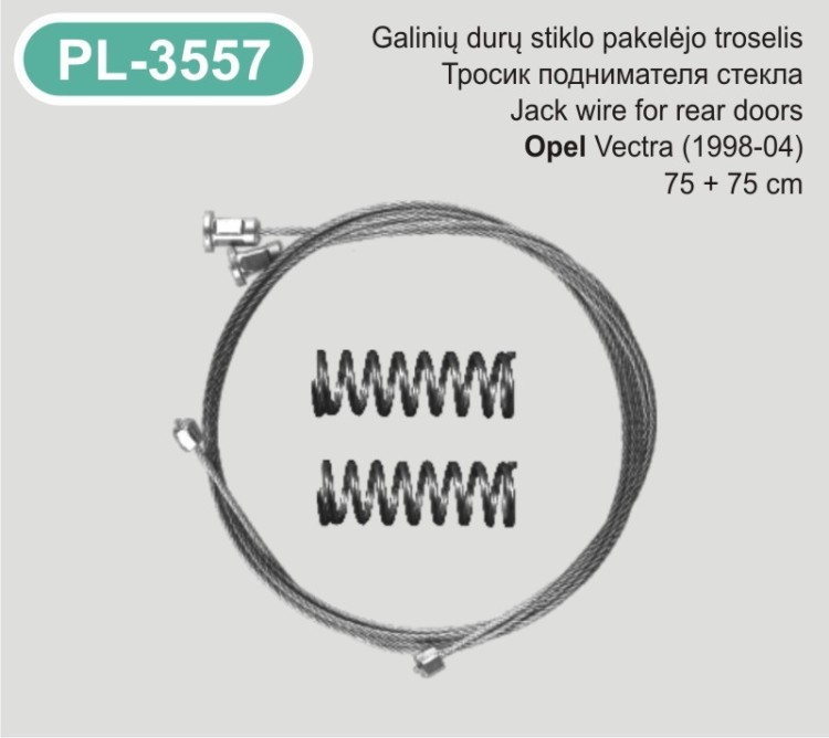 Window regulator cable for Opel – PL-3557