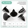 Black Plastic Fir Tree Trim Clips 8mm Hole 22mm Head Car Van Push In Spruce – PL-2111A Black Plastic Fir Tree Trim Clips 8mm Hole 22mm Head Car Van Push In Spruce – PL-2111A