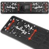 Number plate holder 520×110 mm, black – R10-1001 Number plate holder 520×110 mm, black – R10-1001