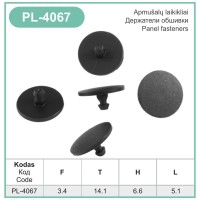 Trim panel clip Ø 3.4 mm – PL-4067
