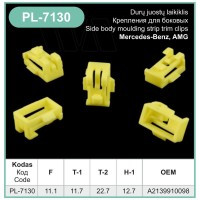 Yellow Roof Drip Windshield Moulding Trim Clips A2139910098 – PL-7130