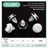 Car Door Card Trim Clips Panel Fastener With Seal Gasket Fits: Mercedes Benz – PL-2087 Car Door Card Trim Clips Panel Fastener With Seal Gasket Fits: Mercedes Benz – PL-2087