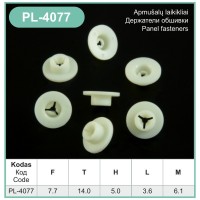 Trim panel clip Ø 7.7 mm – PL-4077