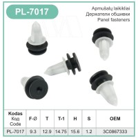Trim Panel Retainer Fastener Clips 3C0867333 – PL-7017
