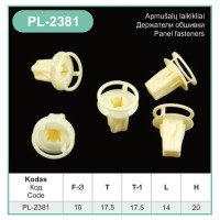 Plastic trim clip Ø 10 mm for Lexus, Toyota – PL-2381