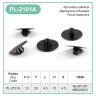 Bonnet Hood Sound Trim Insulation Fixing Clips Black Plastic Fits Mitsubishi – PL-2101A