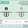 Bonnet Hood Sound Trim Insulation Fixing Clips Black Plastic Fits Mitsubishi – PL-2101A